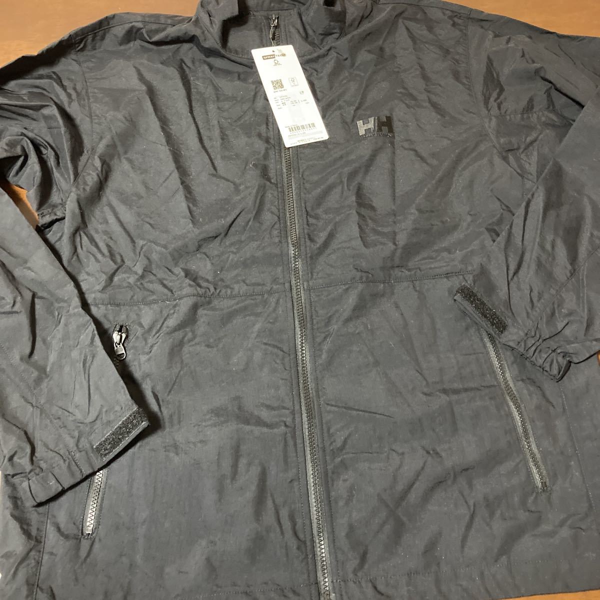 新品HH HELLY HANSEN ヘリーハンセン　ジャケットL 黒