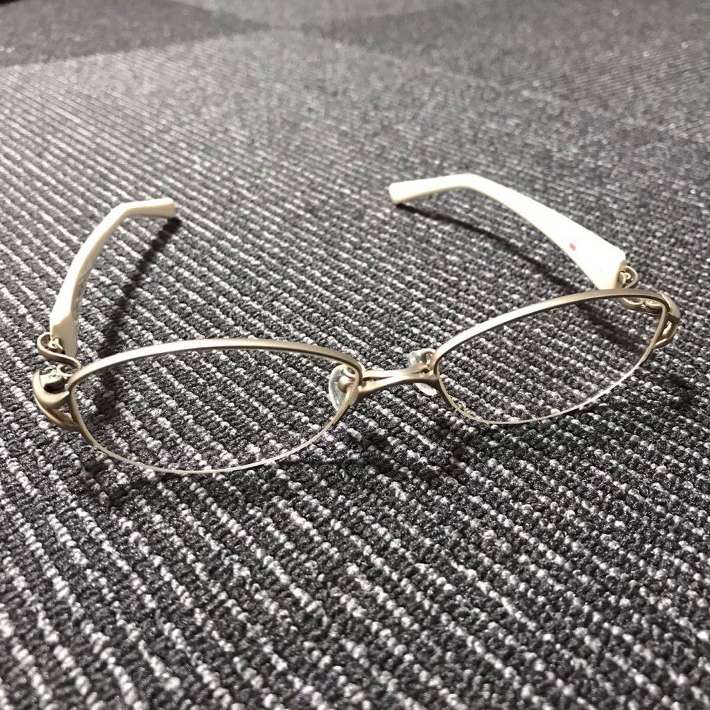 【フォーナインズ】本物 999.9 眼鏡 S-710T シルバー色系×白色系 度入り サングラス メガネ めがね メンズ レディース 日本製 送料520円_画像10