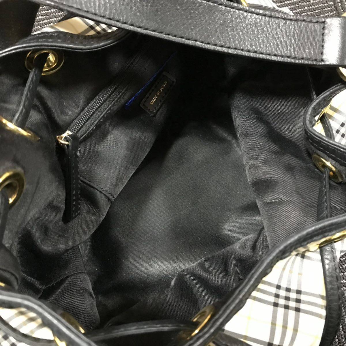 ブルーレーベル】本物 BLUE LABEL ハンドバッグ チェック柄 2way