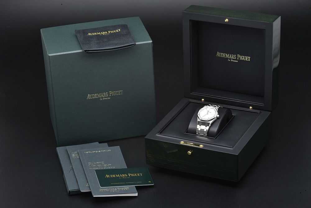  Audemars Piguet 67651ST.ZZ.1261ST.01 Royal дуб бриллиант оправа женский SS кварц 2713 серебряный циферблат [AP]