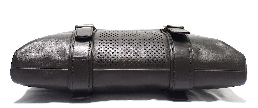 極美品 BALLY バリー VELAG 2室 パンチングレザー 2WAY ブリーフケース