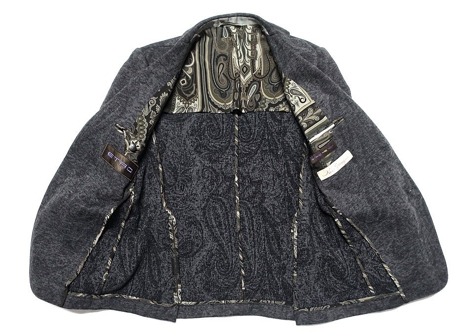 11AW 定価25万 極美品 ETRO エトロ New Jersey シャドーペイズリー柄