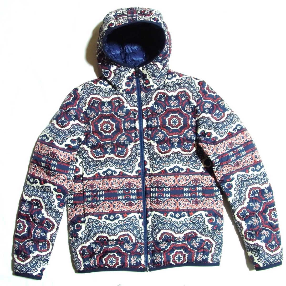 MONCLER モンクレール ZOIS ペイズリー 総柄 リバーシブル MONCLER モンクレール ZOIS ペイズリー 総柄 リバーシブル