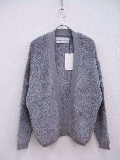 walenode 新品 定価36300円 Cotton far Gown sweater カーディガン グレー メンズ ウェルノード 2-0219T F87005