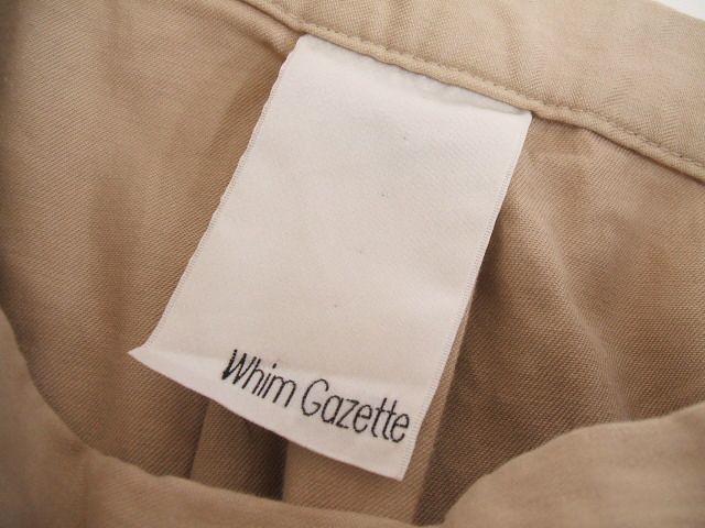 Whim Gazette リネン混スカート/サイズ38 スカート ベージュ レディース ウィムガゼット 0-0721M 159901_画像3