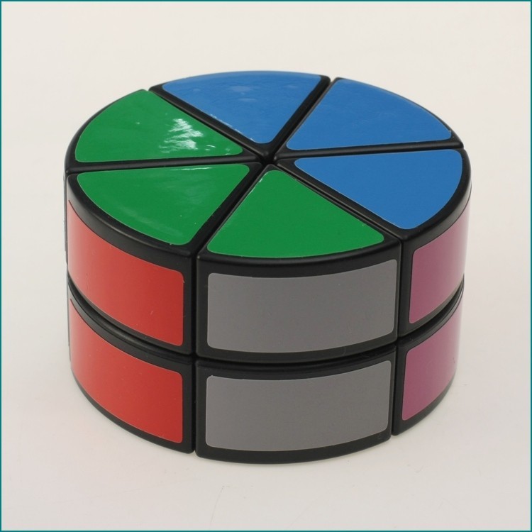 【黒枠】Diansheng-2層シリンダー,2x2層花びらの柱,魔法の立方体,スピードパズル,教育玩具,特別なおもちゃの画像2