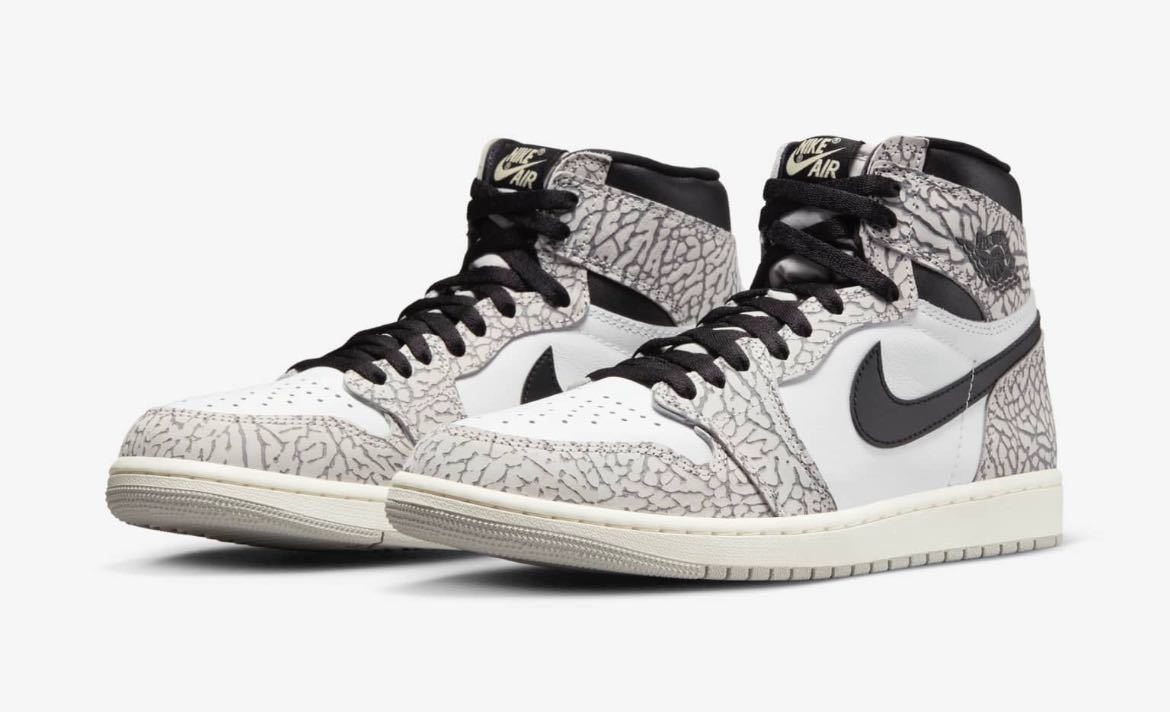 28cm 】Nike Air Jordan 1 High OG White Cement | JChere雅虎拍卖代购