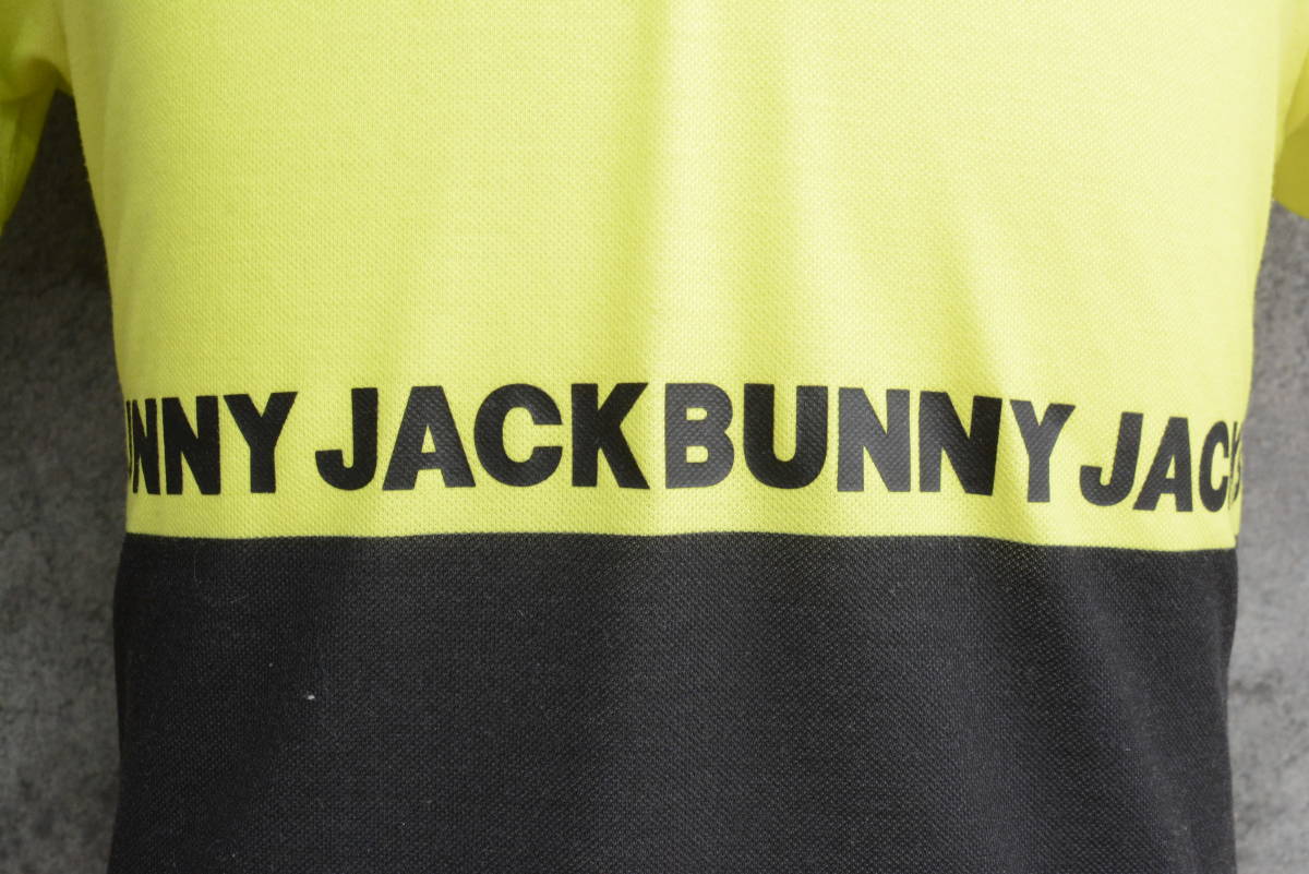 【程度良好 人気ブランド】ジャックバニー Jack Bunny!! メンズ 4カラーボーター 半袖ポロシャツ ピンク/グリーン サイズ6 262-2160533_画像4