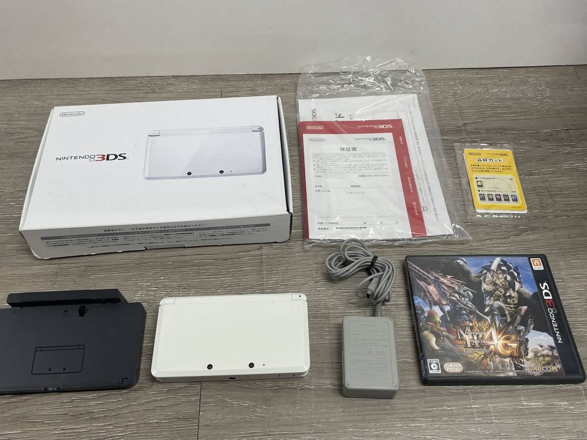 ☆ 3DS ☆ ニンテンドー3DS ピュアホワイト 動作品 状態良好 本体
