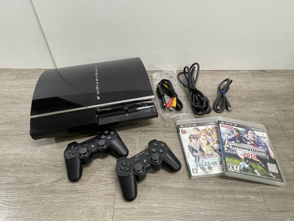 動作良好』PS3 60GB CECHA00 本体 PS PS2 再生可能-