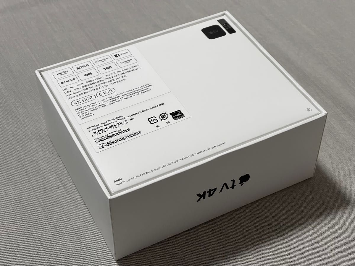 美品 Apple TV 4K 64GB 第1世代 MP7P2J/A 付属品完備 正規品 美品 Apple TV 4K 64GB 第1世代 MP7P2J/A 付属品完備 正規品