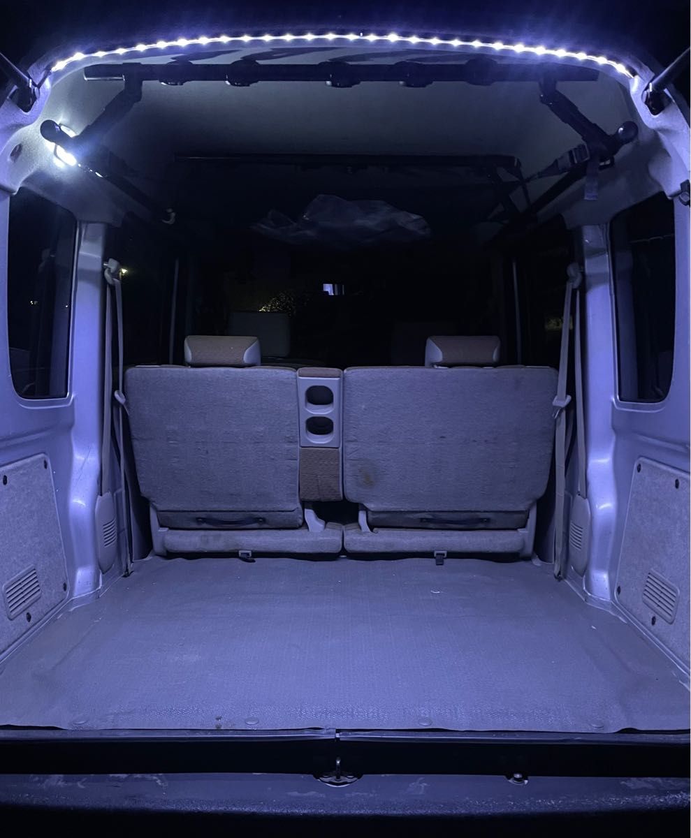 スズキ　エブリィ エブリイ エブリー　DA64V 車中泊　キャンプ　ソロキャンプ　釣り　必見　LED ハイルーフ　荷室灯