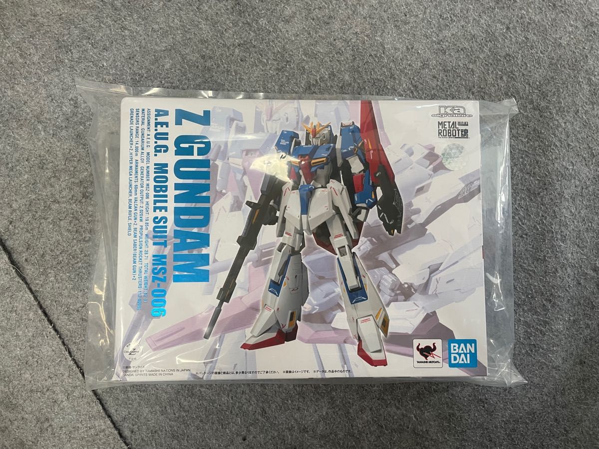 新品未開封品  魂 Zガンダム  MS メタル