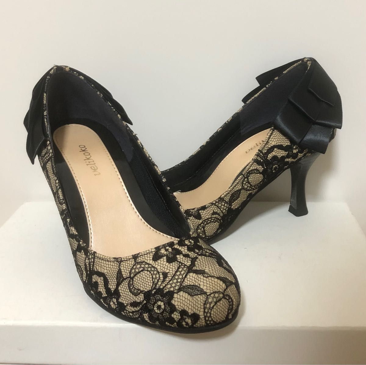 パンプス 21cm   velikoko ヴェリココ シューズ　パーティー　入学式　卒業式　結婚式　レディース　シューズ　おしゃれ