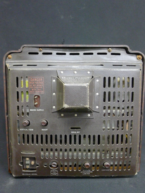 cc187●レア【ジャンク】*BUSHU RADIO* ブッシュTV22テレビ受信機 1950年代 TELEVISION RECEIVER TYPE TV22 イギリス ヴィンテージ/140_画像6