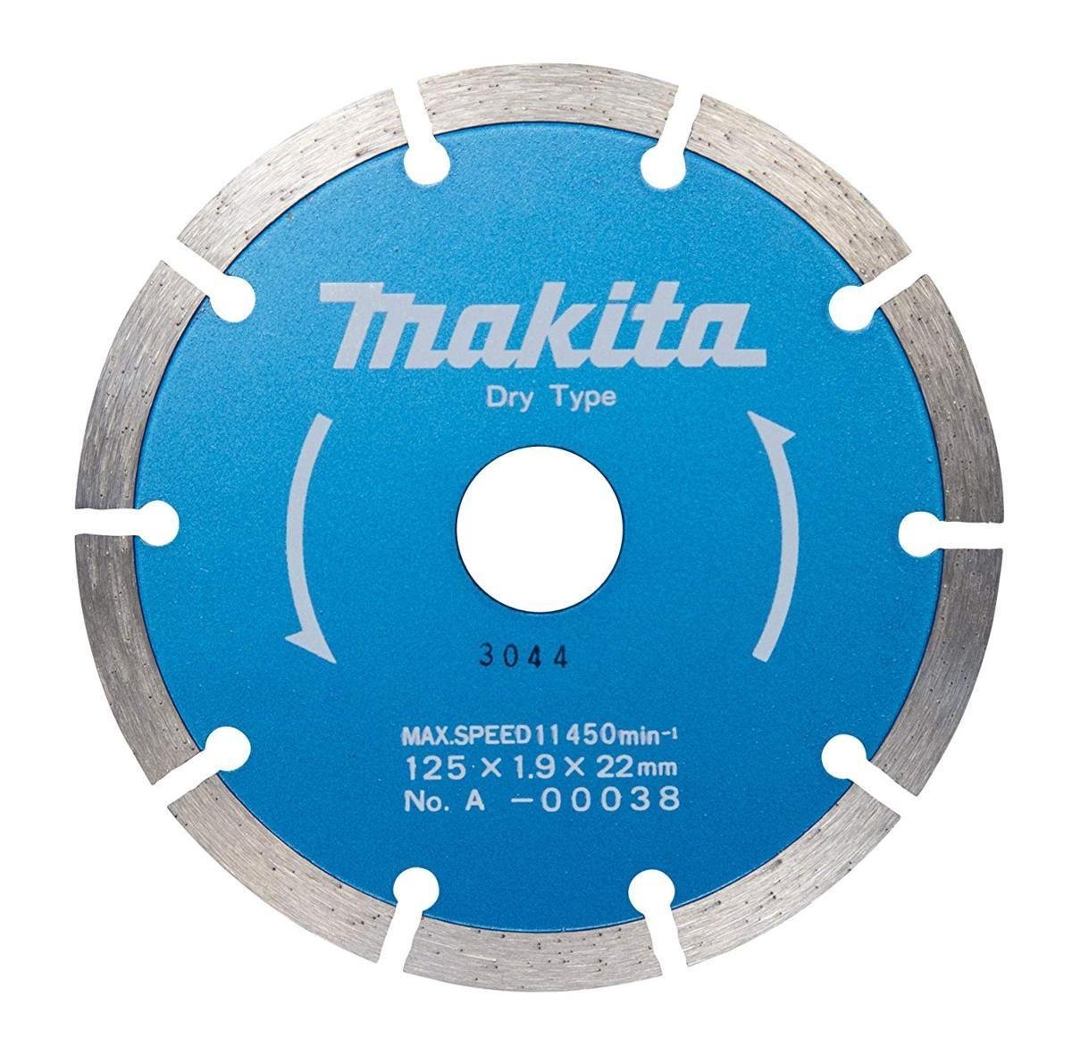 （訳ありセール 格安） セグメント ダイヤモンドホイール makita マキタ 125×1.9×22mm カッター コンクリ 替刃 ダイヤ ホイール ダイヤモンド カッター A-00038 コンクリートカッター