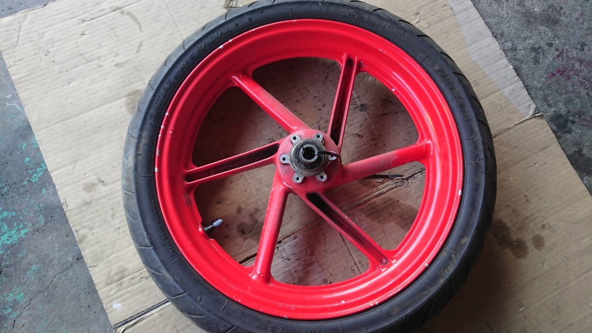 NSR250R front wheel present condition goods. 