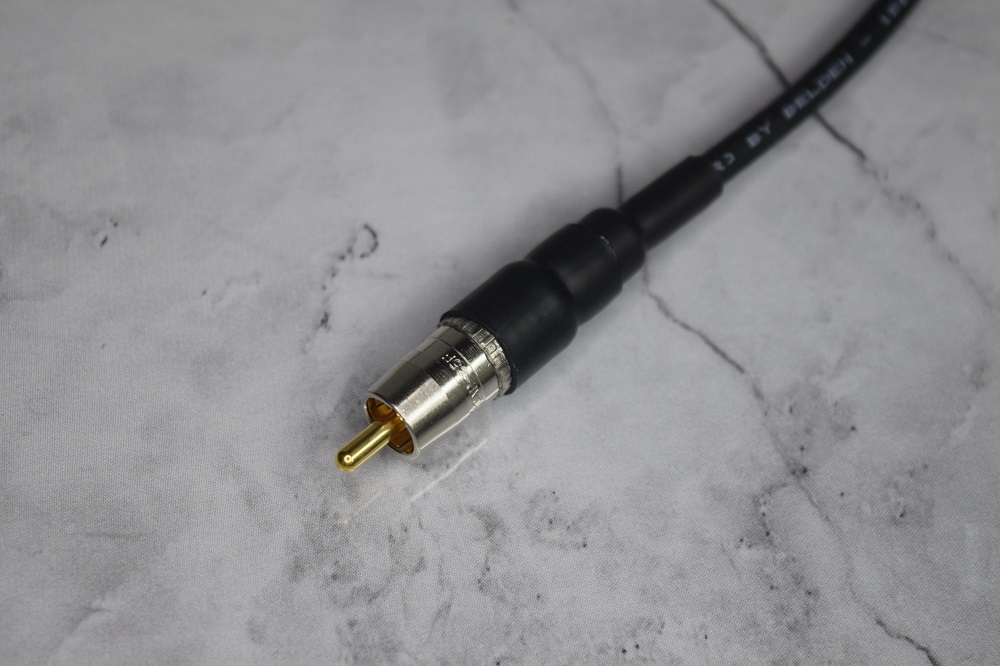 □□ Coaxial Cable：BELDEN 1506A ＋ RCA Gp_plug（CC5F）/0.70m×１本_画像4