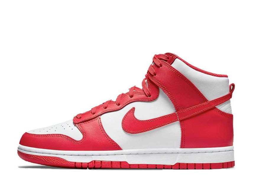 Nike Dunk High "Championship White and Red" 27.5cm DD1399-106