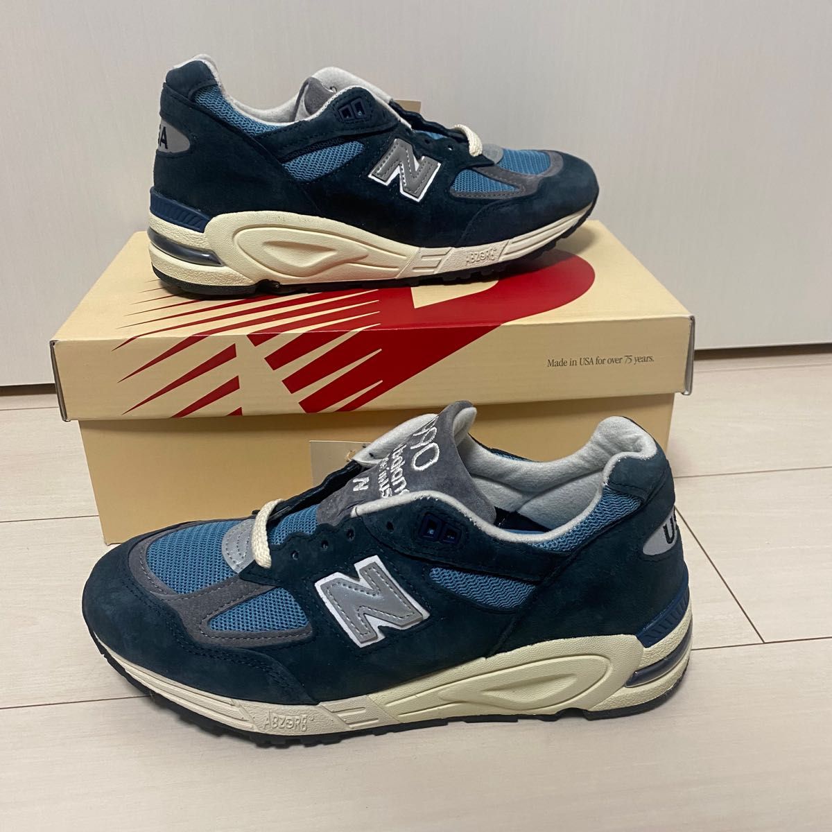 made in USA NEW BALANCE 990v2 22.5cm