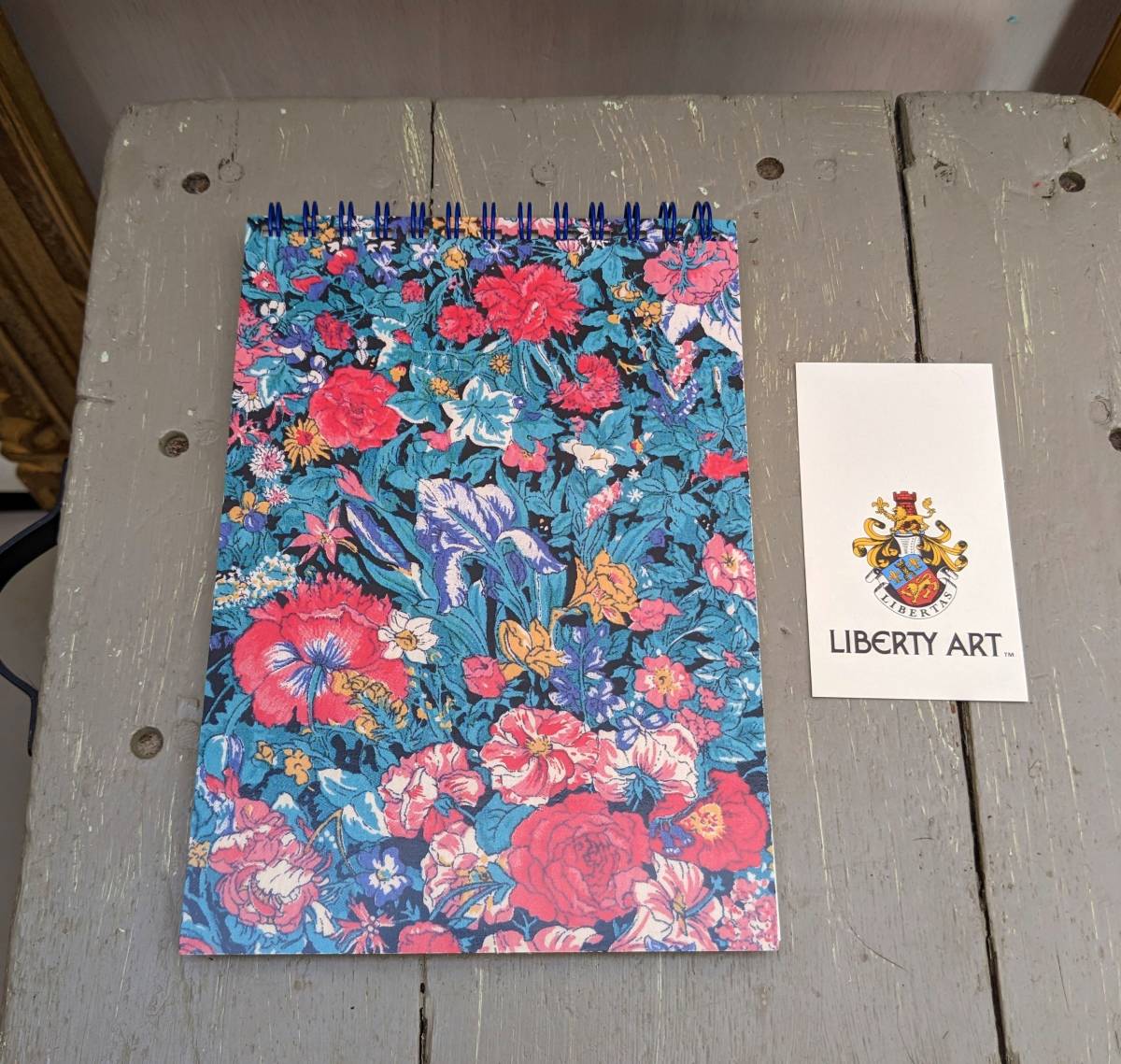  LIBERTY リバティ　メモ　リングノート　リングメモ　LIBERTY ART　自宅保管未使用品_画像1