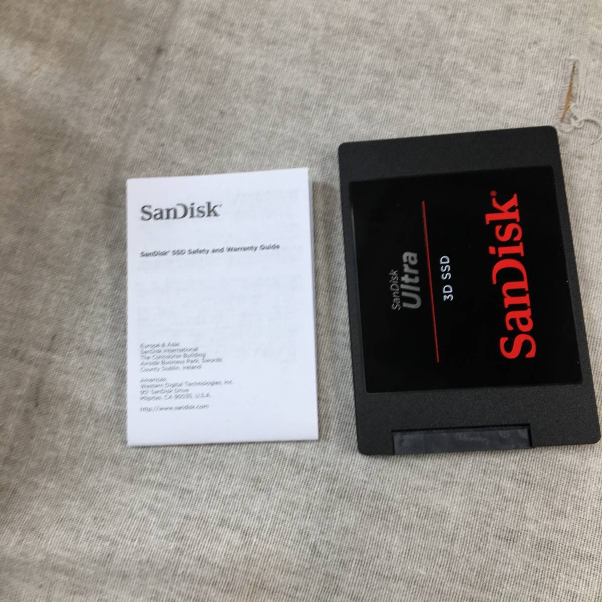 SanDisk サンディスク 内蔵SSD 2.5インチ   SSD Ultra 3D 1TB SATA3.0   SDSSDH3-1T00- - 3