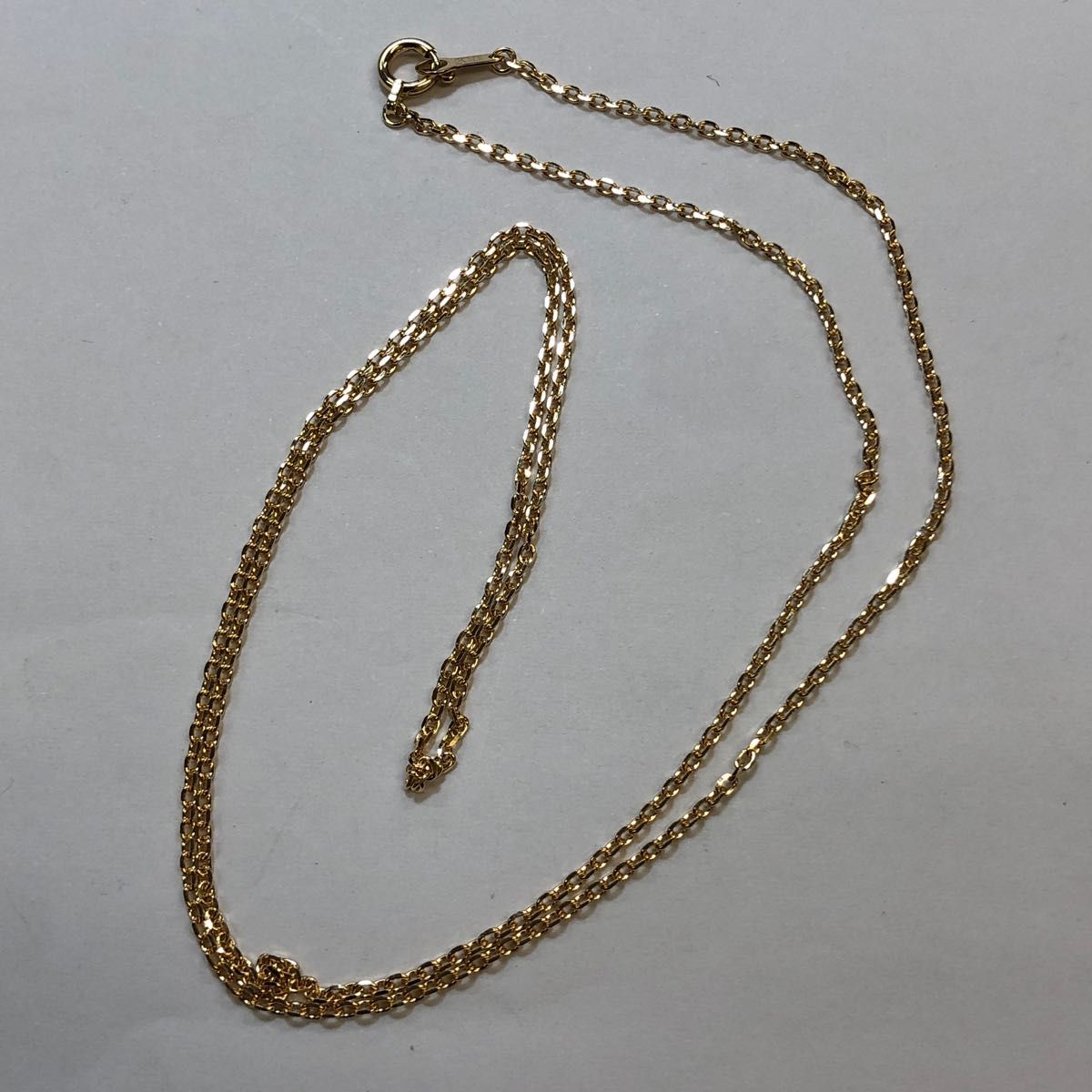 k18ネックレス スクリューチェーンネックレス 2.4㎜幅 18金 18k 【送料