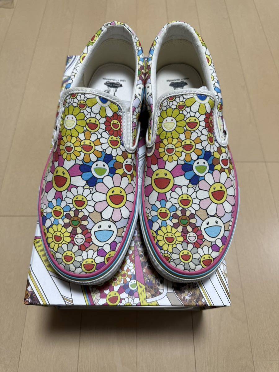 村上　隆VANS スリッポン slip-on multi flower murakami 27.5 us9.5_画像1