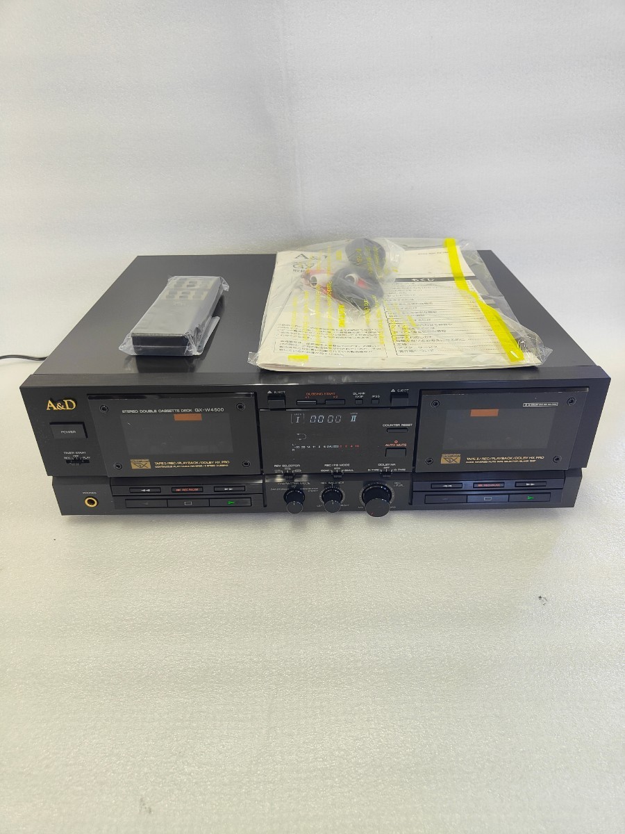 A&D GX-W4500 カセットデッキ　JP18626 _画像1