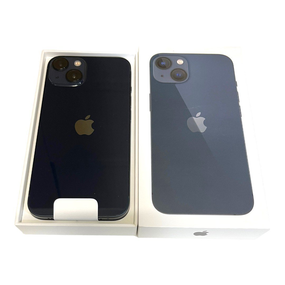 未使用品】 Apple iPhone13 ミッドナイト 128GB MLNC3J/A バッテリー