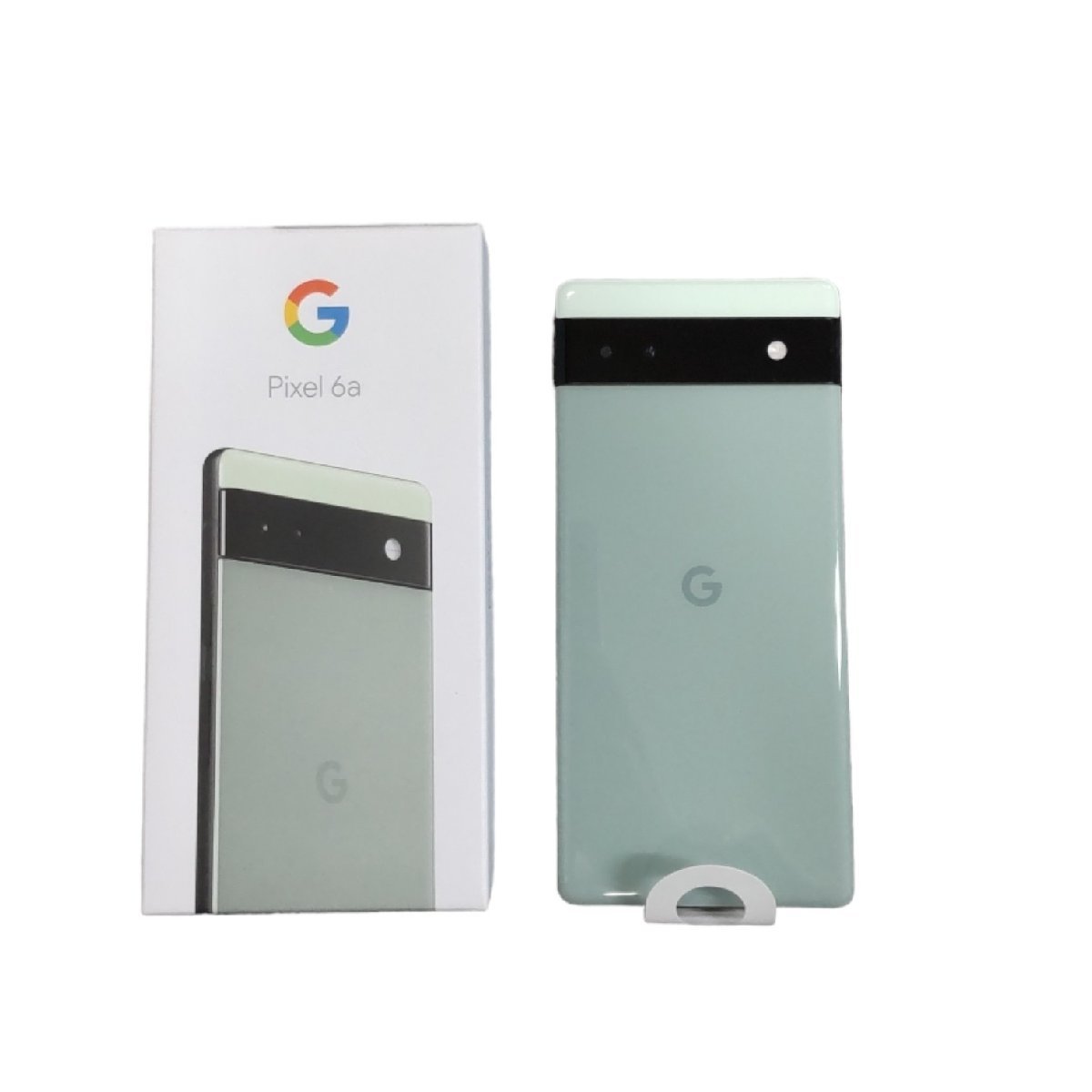 【未使用品】 Google pixel 6a セージ（グリーン）128GB バッテリー100％ KDDI 判定: 〇 スマホ スマートフォン L36838RL