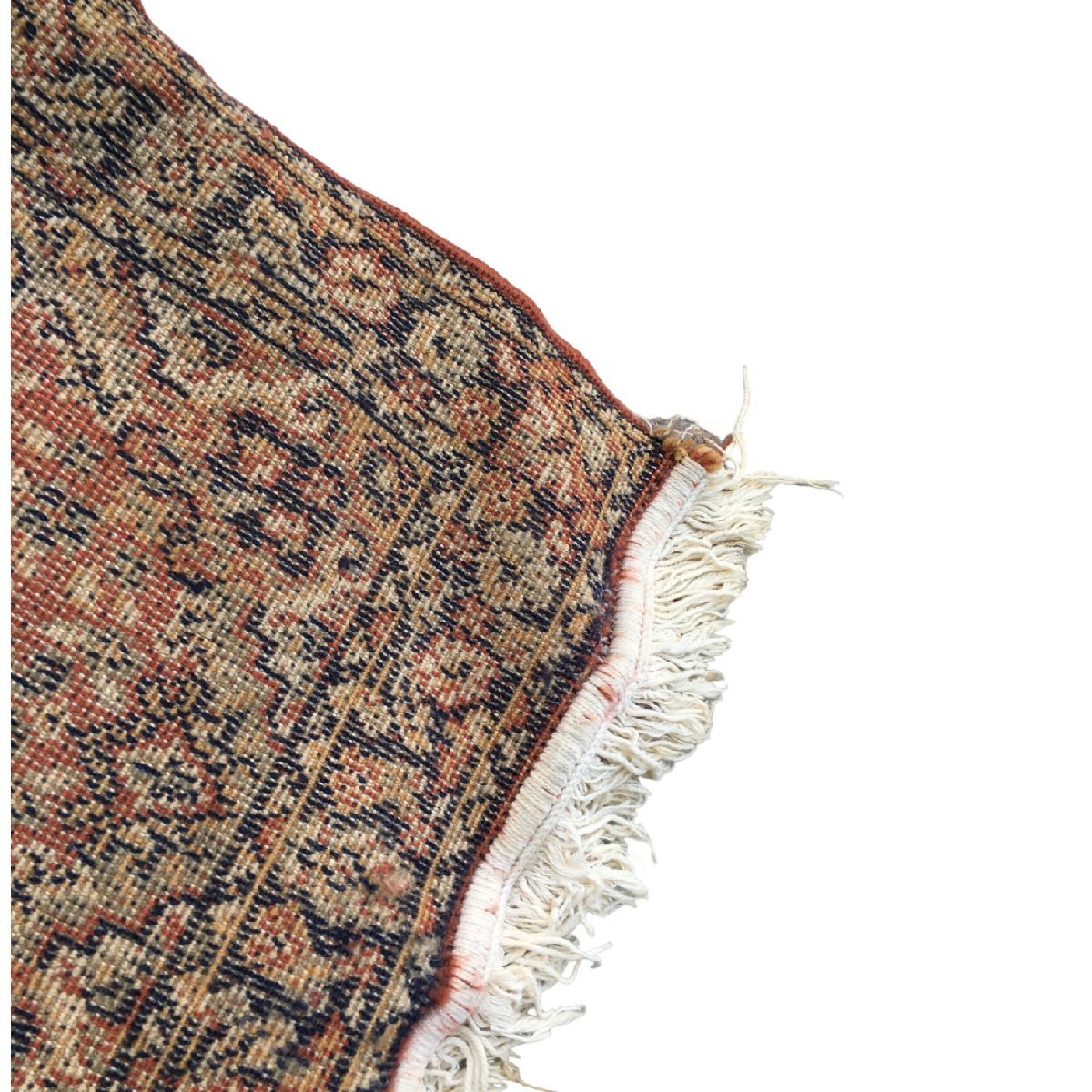 R3-86NG【中古品】絨毯 カーペット フロアマット ラグ サイズ:48×93cm 詳細不明_画像5