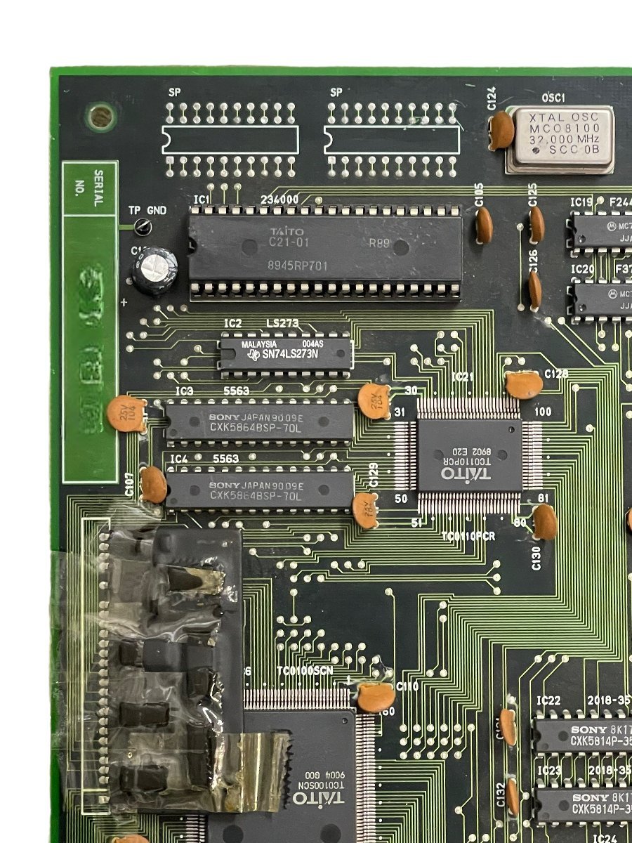 ジャンク品 タイトー TAITO カダッシュ cadash アーケードゲーム 基板のみ 動作未確認 A36563RDの画像3