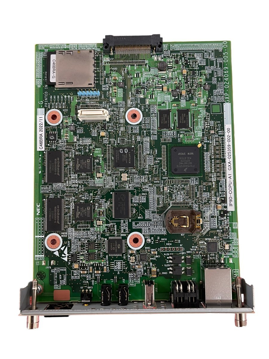 【未使用品】 NEC ビジネスフォン Aspire-WX シリーズ IP9D-CCPU-A1 CPUAユニット ビジネスホン A37440RD
