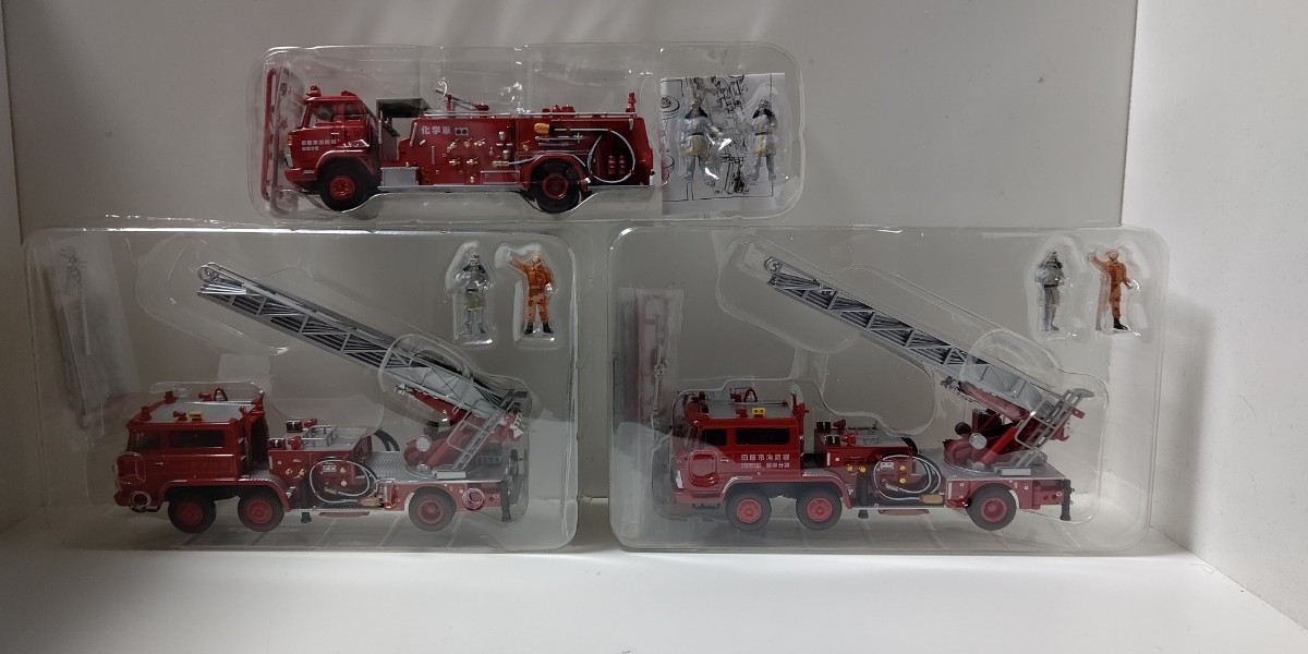  Tomica Limited Vintage NEO saec ladder attaching fire-engine chemistry fire-engine 3 pcs. set 