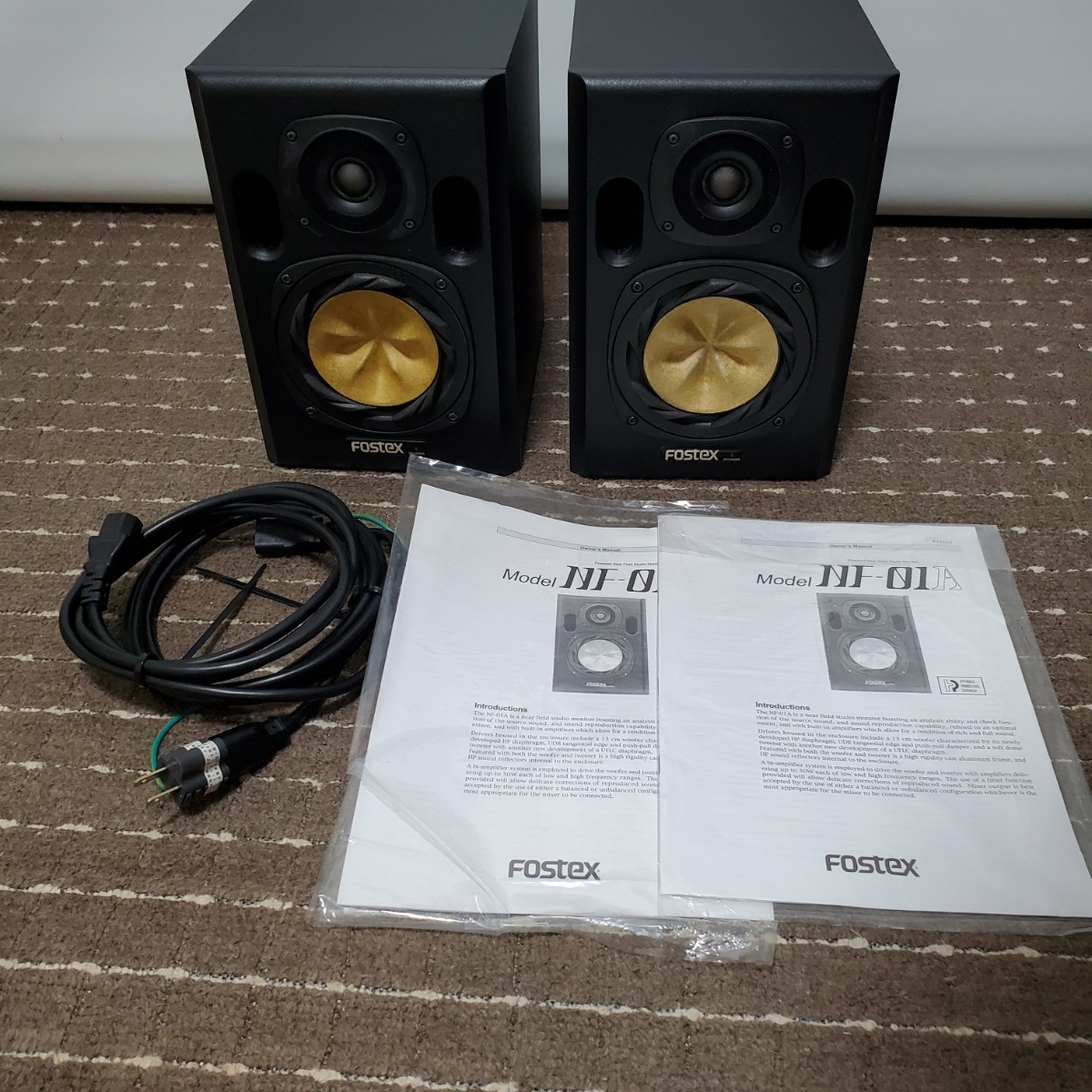 選ぶなら FOSTEX ペア NF-01A p4.org モニタースピーカー FOSTEX