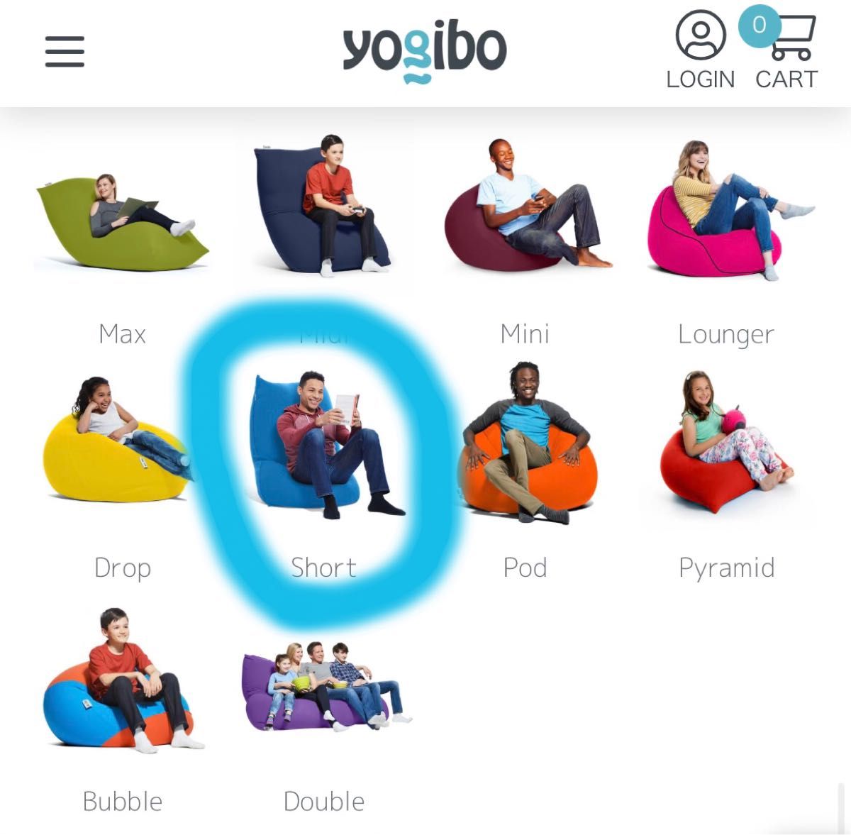 送料着払い Yogibo Shortヨギボーショートパウダービーズ 送料着払い Yogibo Shortヨギボーショートパウダービーズ