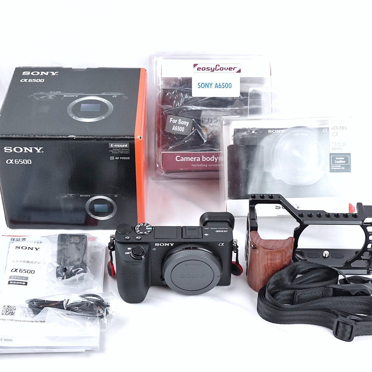□ SONY α6500 ILCE-6500 極上ショット数718 □ アクセサリー多数付属