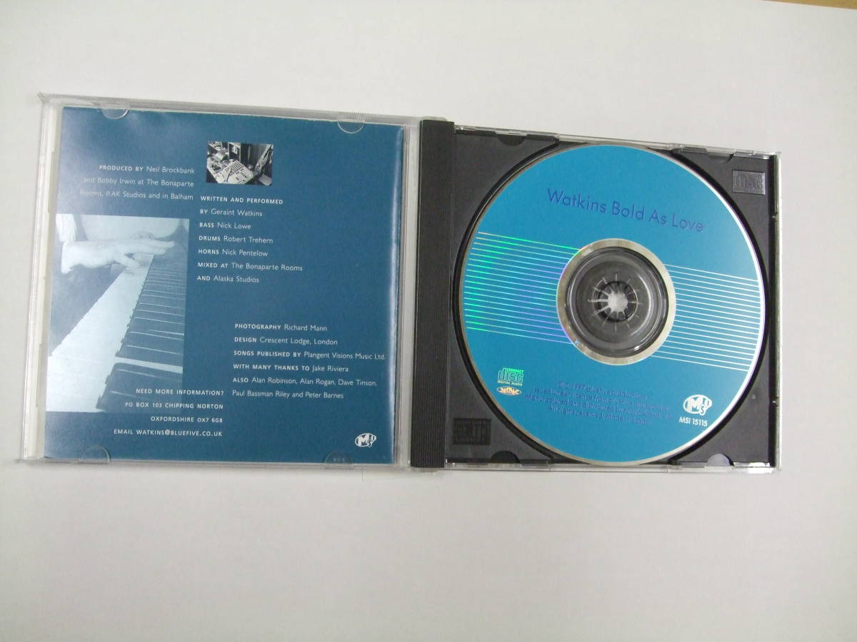 CD　ワトキンス / ボールド・アズ・ラヴ　国内盤　帯付_画像3