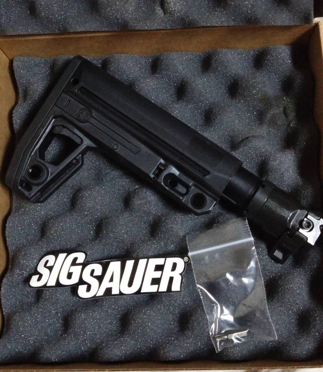 います 実物 SIG SAUER M4 STYLE STOCK FOLDING MIL SPEC STOCK 1913