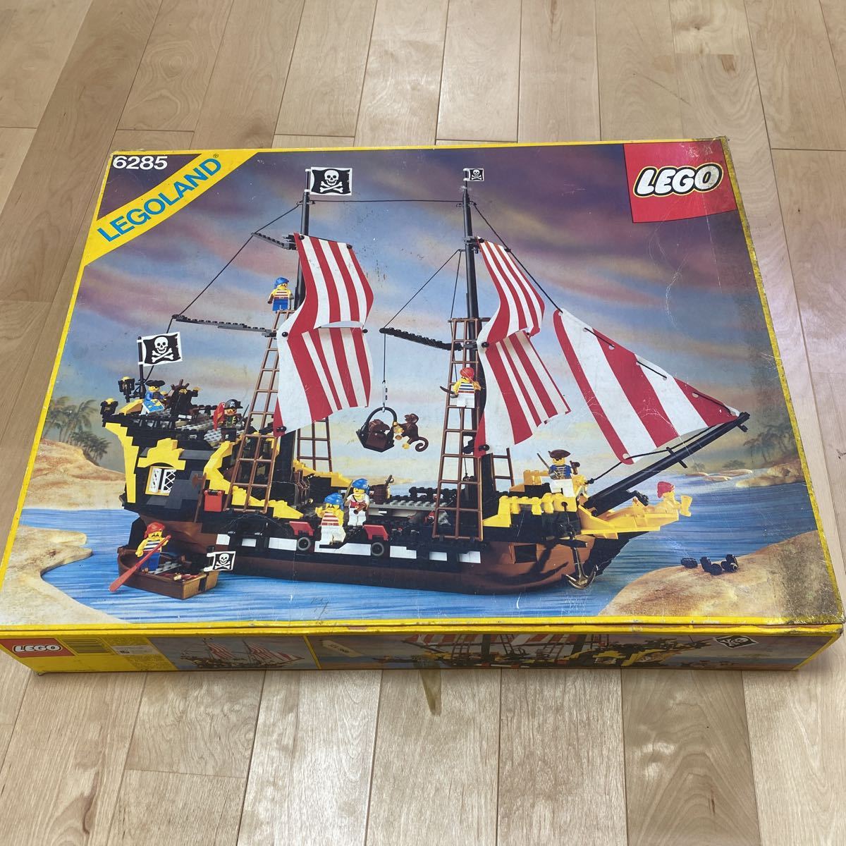 [送料込み] LEGO レゴ　6285　ダークシャーク号　海賊　南海の勇者　1円スタート 船_画像1