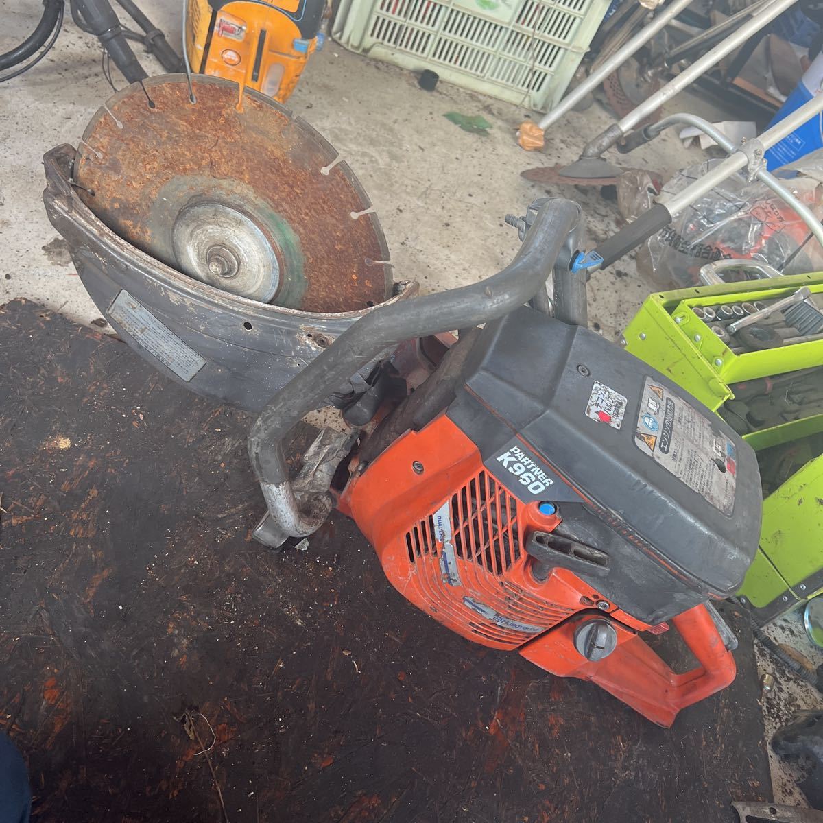Husqvarna ハスクバーナ K960 コンクリートカッター ジャンク Husqvarna ハスクバーナ K960 コンクリートカッター ジャンク