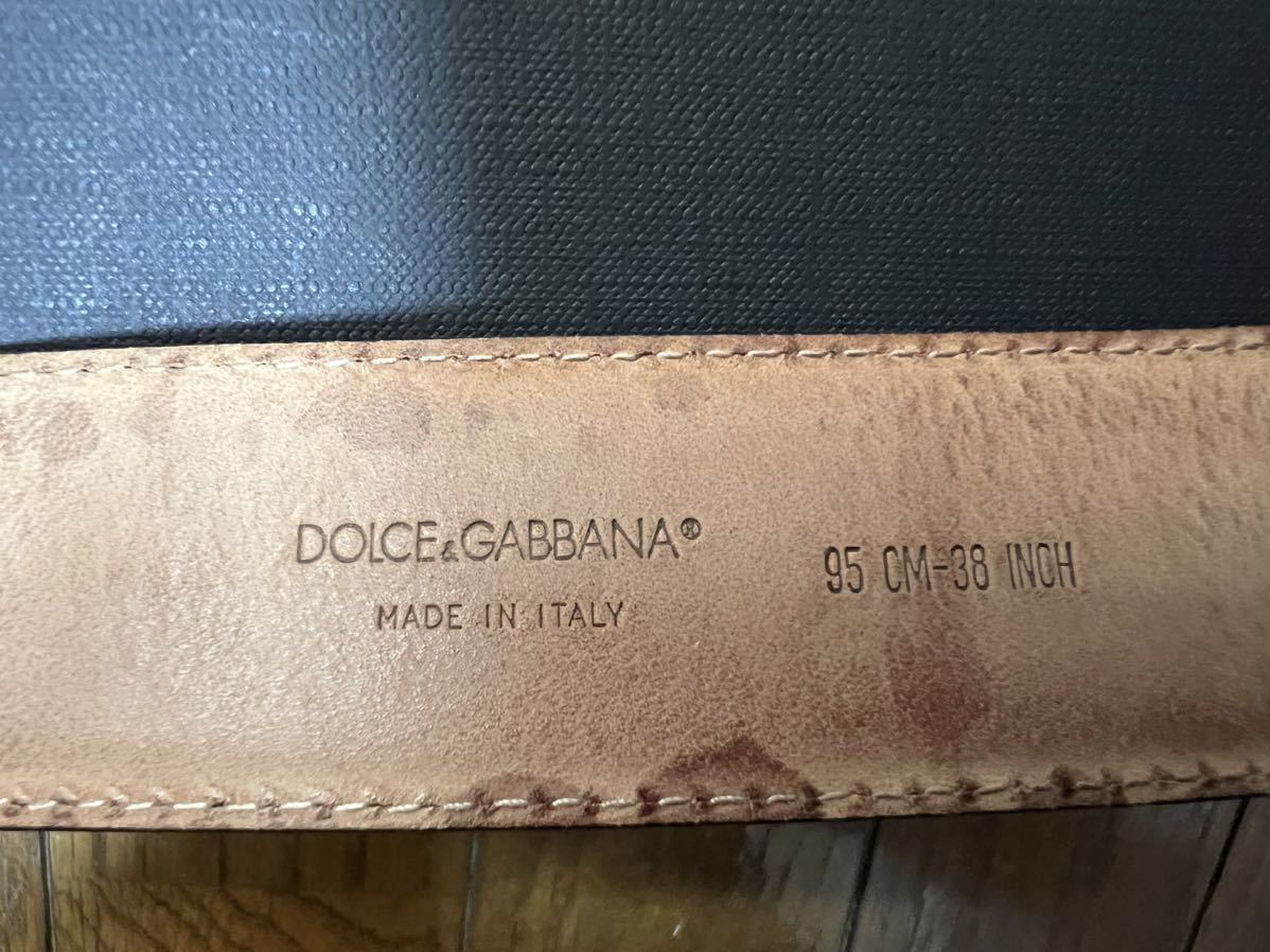 DGドルガバ 3.5㎝立体DGバックルベルト DOLCE&GABBANA超希少　激安_画像2