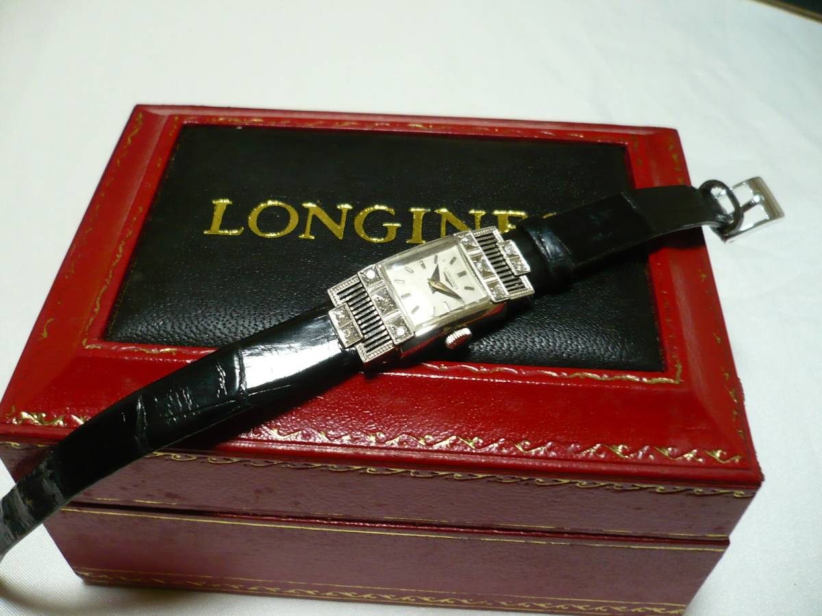 LONGINES* Longines PT чистота diamond механический завод женские наручные часы * античный 