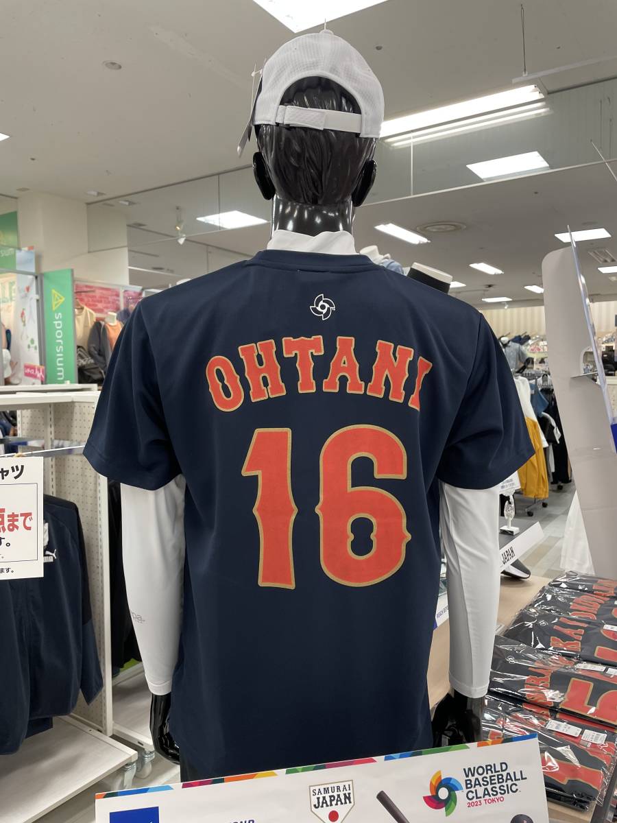 きれい 世界一 侍ジャパン 大谷翔平 ナンバーTシャツ ユニフォーム L