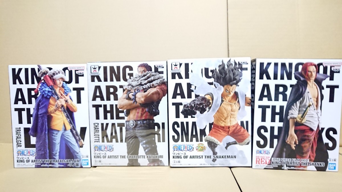 ONE PIECE KING OF ARTIST スネイクマン カタクリ ロー シャンクス全４種 未開封_画像4