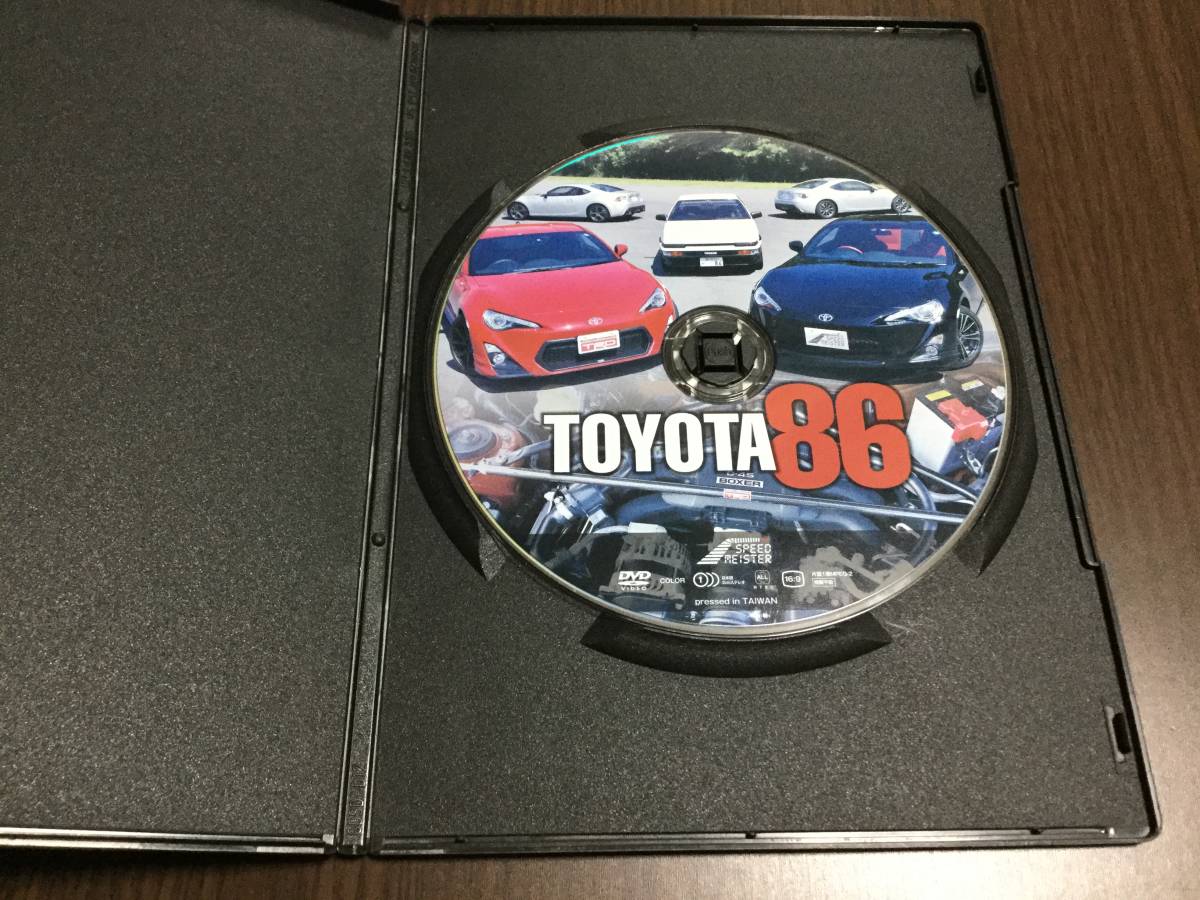 ◆ケース痛み discキズ汚れ 動作OK◆TOYOTA 86 DVD 国内正規品 トヨタ AE86 GT-APEX GT-LIMITED GT G 即決_画像2