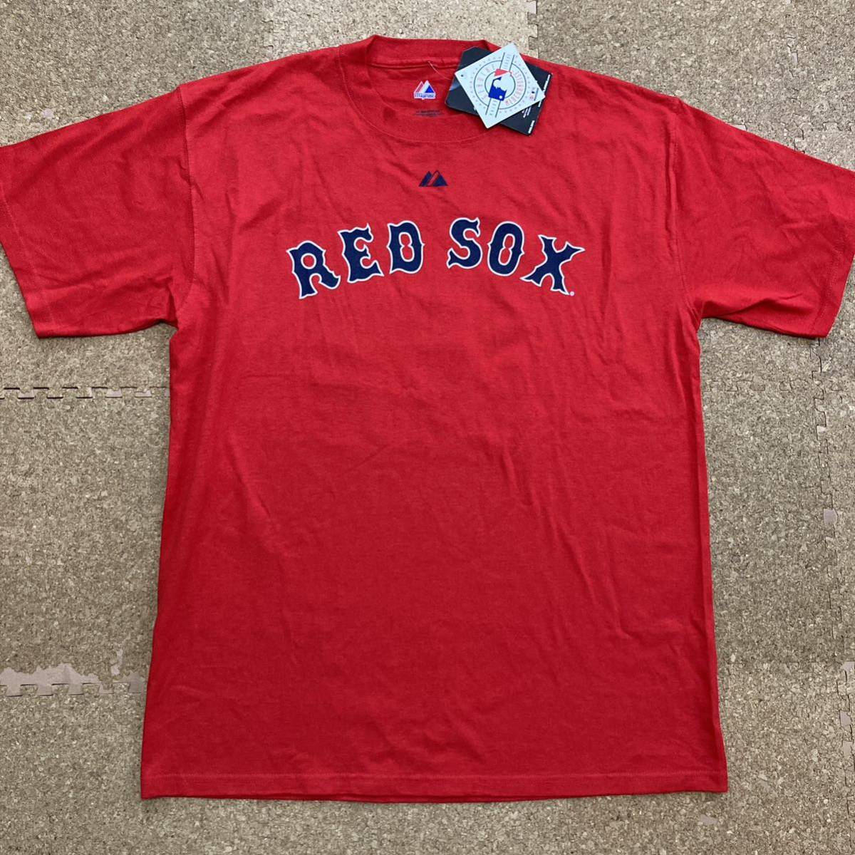 【未使用】松坂大輔　Tシャツ レッドソックス　RED SOX 18番 野球 ベースボール MLB メジャーリーグ majestic Lサイズ タグ付き