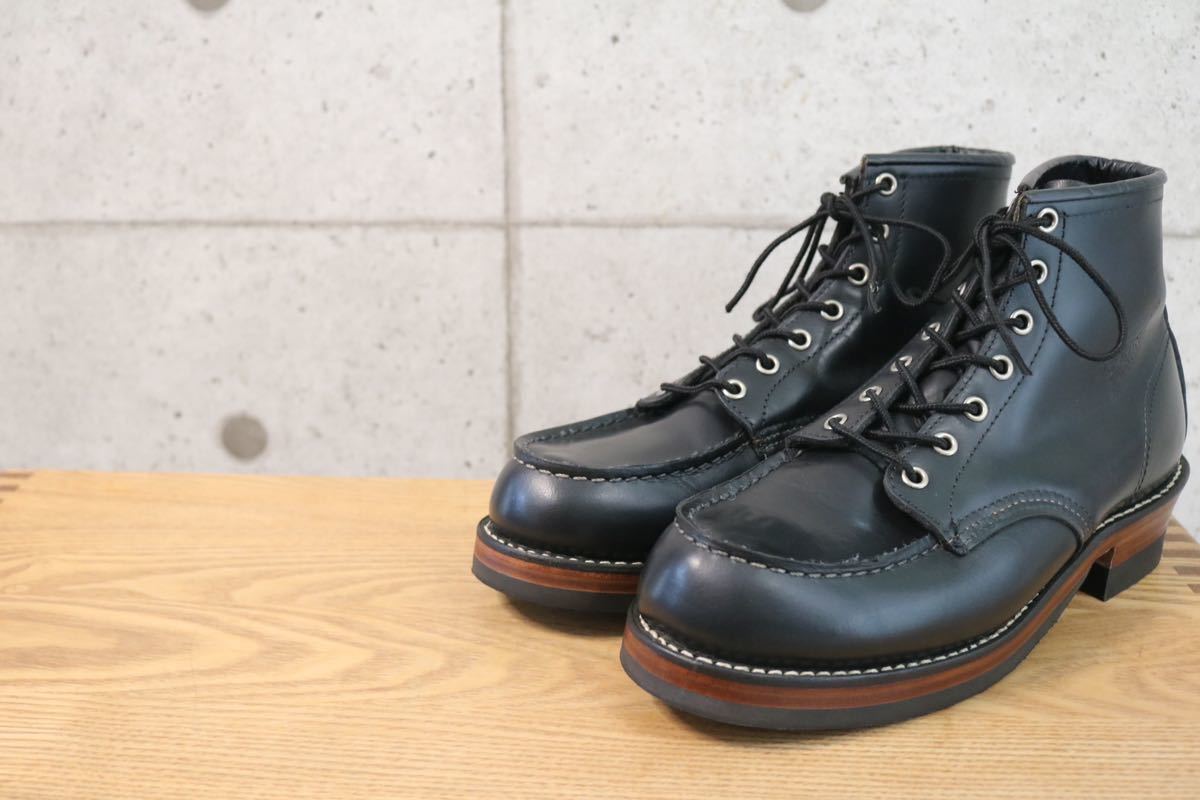 廃盤カスタム品 RED WING ClassicMoc No.8130 US9.5D 27.5cm レッド