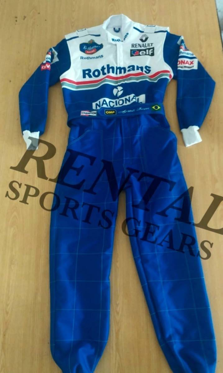 海外 高品質　送料込み アイルトン・セナ　Ayrton Senna Rothmans Suit 1994 レーシングスーツ　サイズ各種 レプリカ カスタム対応
